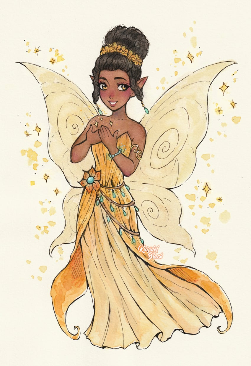 iridessa (disney fairies) drawn by kuridel
