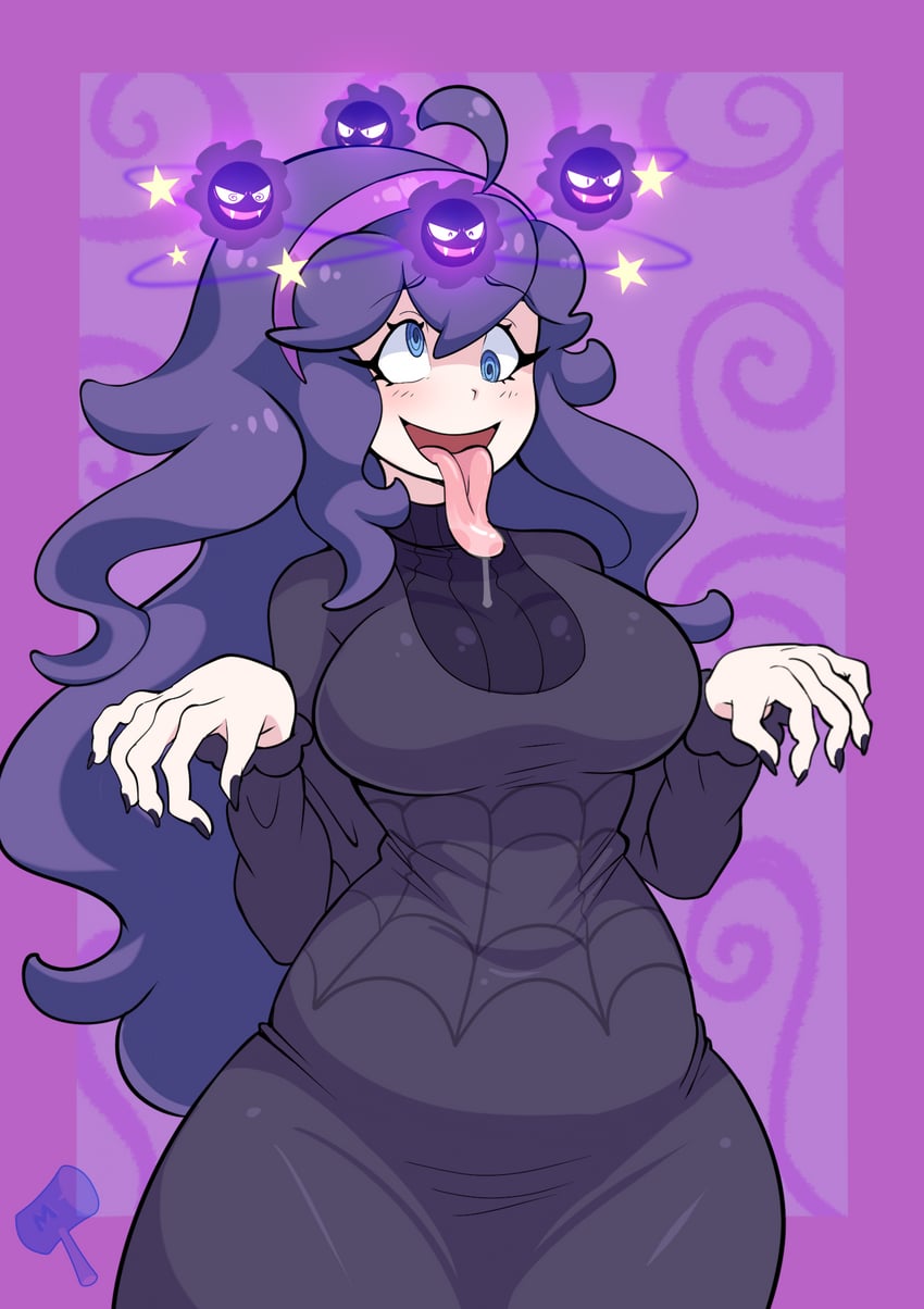 hex maniac and gastly (pokemon and 1 more) drawn by megamallet