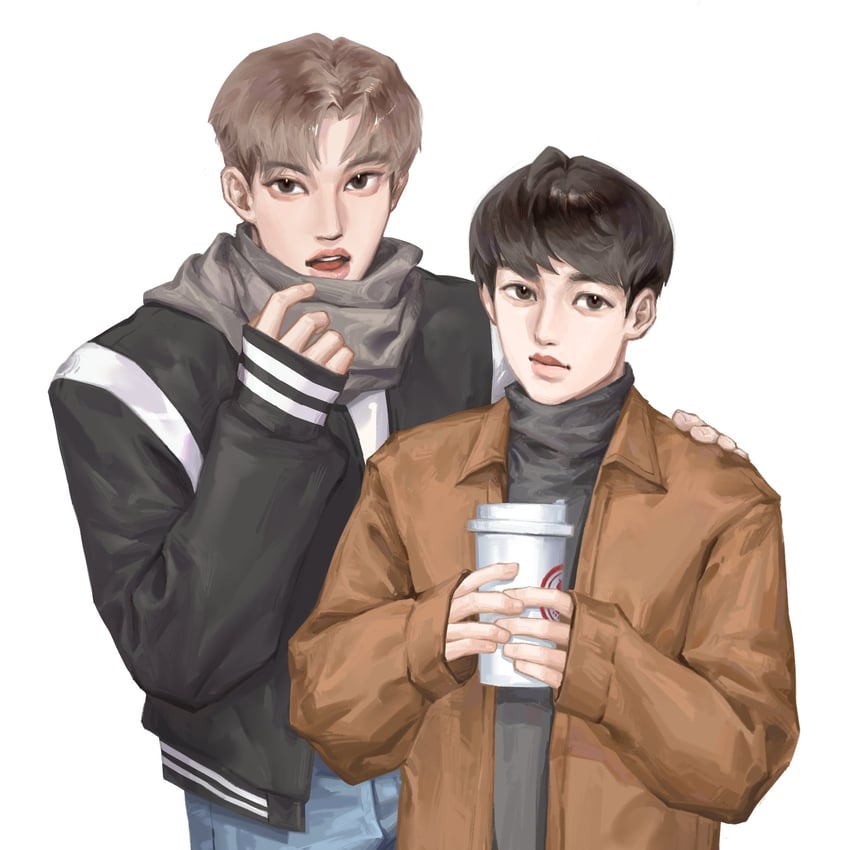 d.o. and kai (real life and 1 more) drawn by ang631288