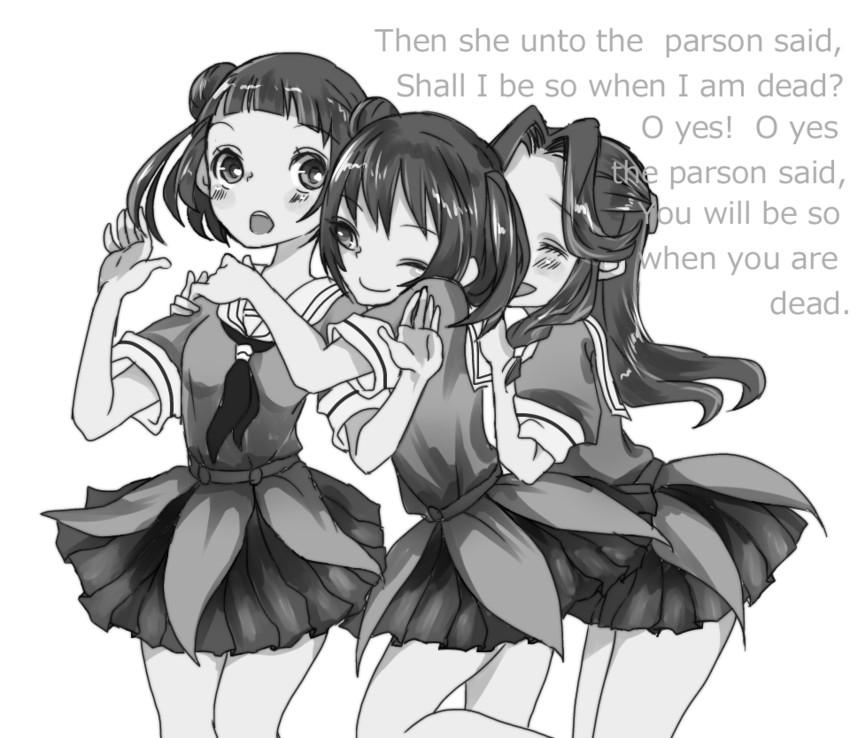 sendai, naka, and jintsuu (kantai collection) drawn by yoruko_(lily-spring)