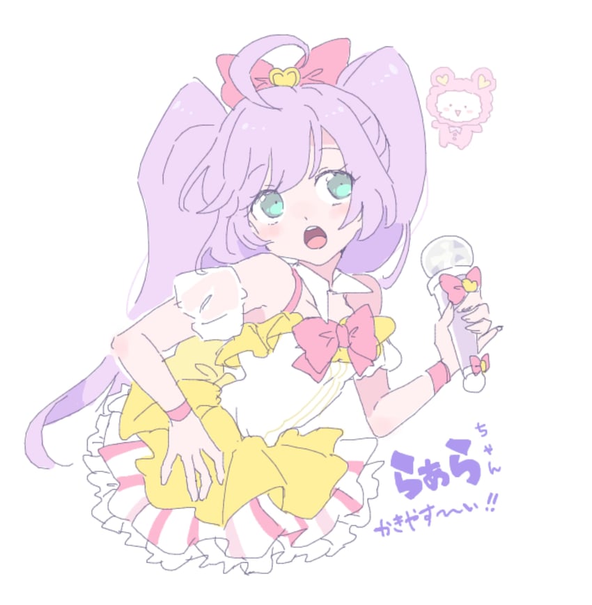 manaka laala and kuma (pretty series and 1 more) drawn by nojima_minami