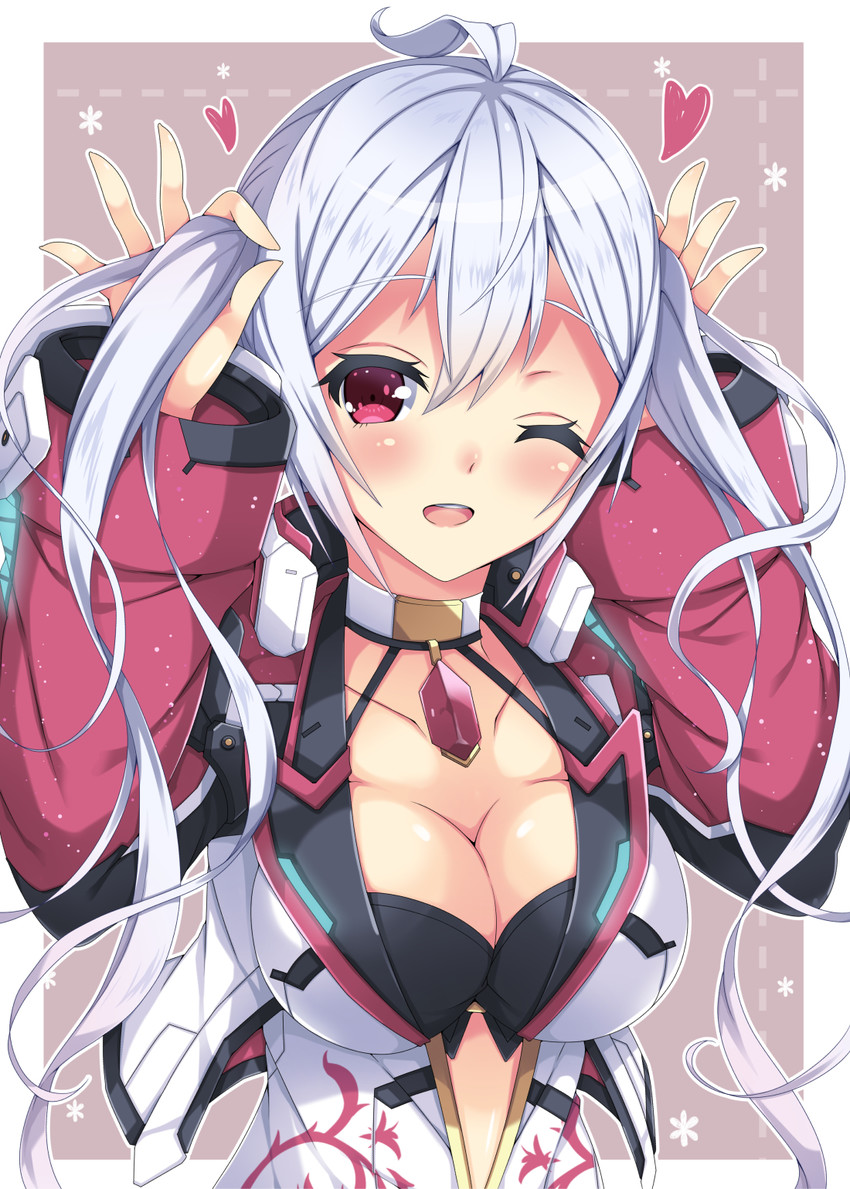 matoi and innocent cluster (phantasy star and 1 more) drawn by milkpanda