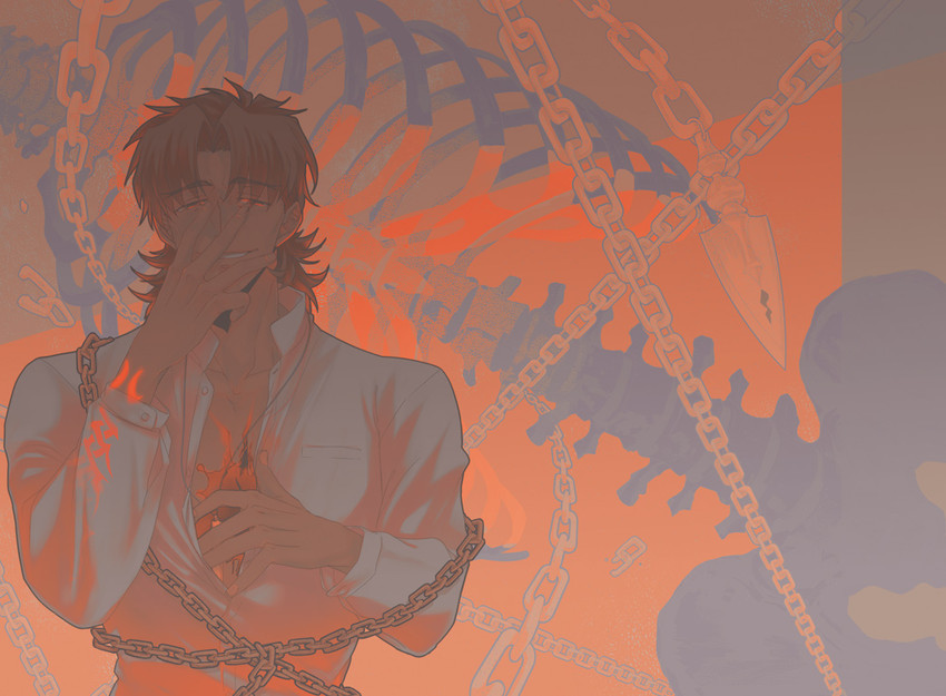 kotomine kirei (fate and 1 more) drawn by sunday31