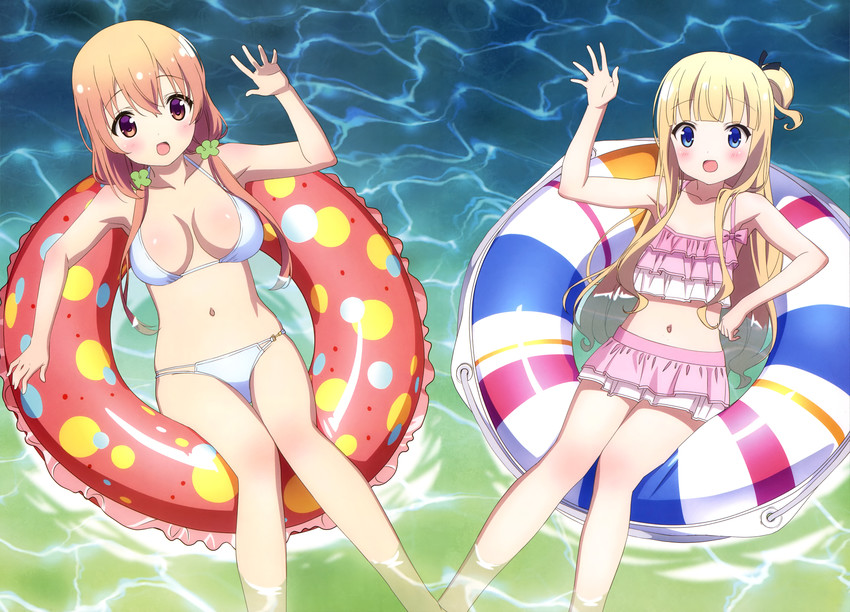 sakuragi hinako and hiiragi mayuki (nyantype and 1 more) drawn by sasaki_masakatsu