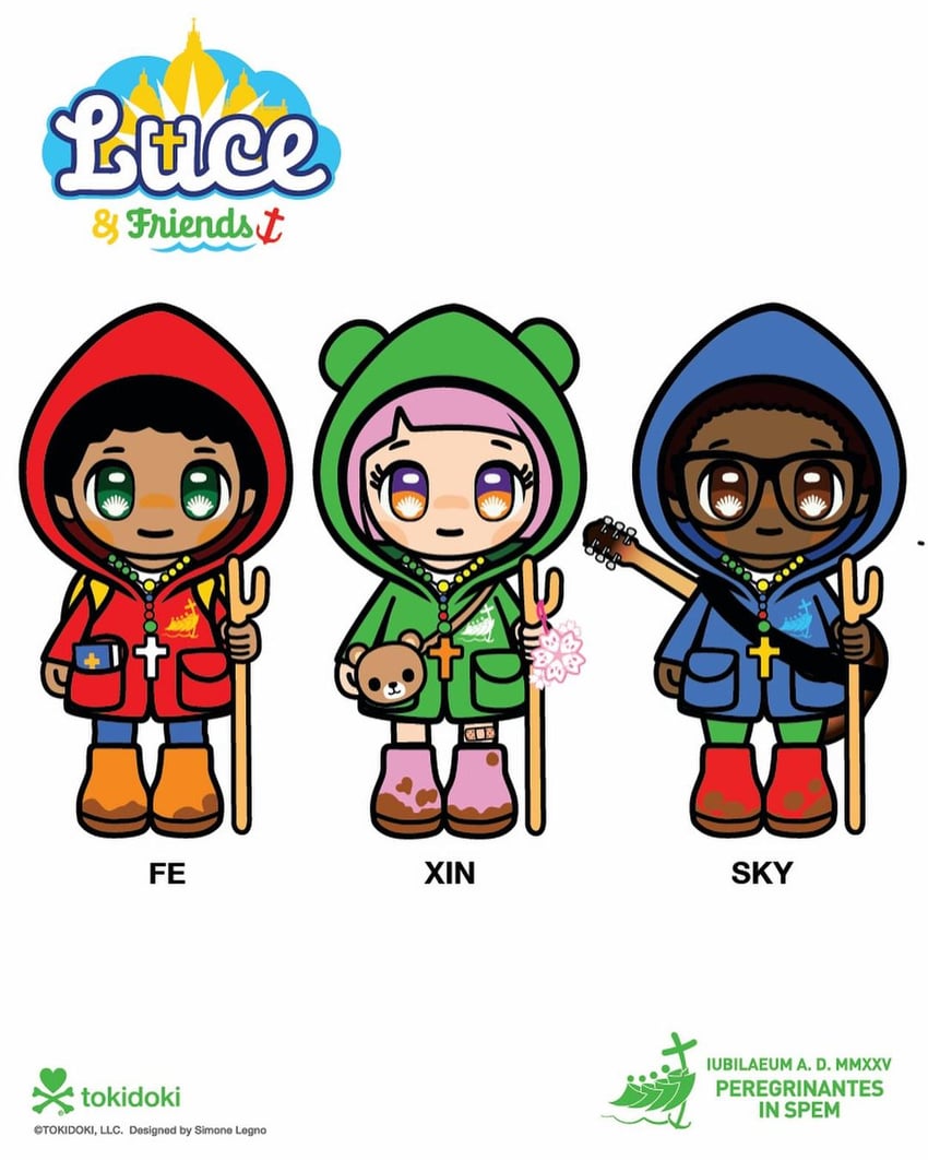 xin, sky, and fe (jubilee 2025) drawn by simone_legno