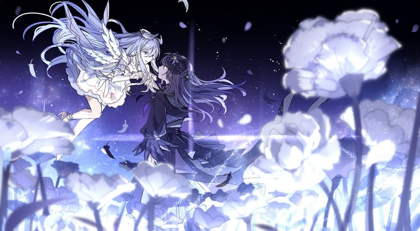 asahina mafuyu and yoisaki kanade (project sekai) drawn by kaesmedubu