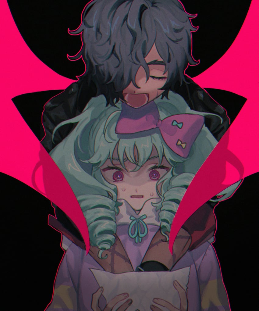 katasumi amari and mario (pretty series and 2 more) drawn by bone_oyasumi