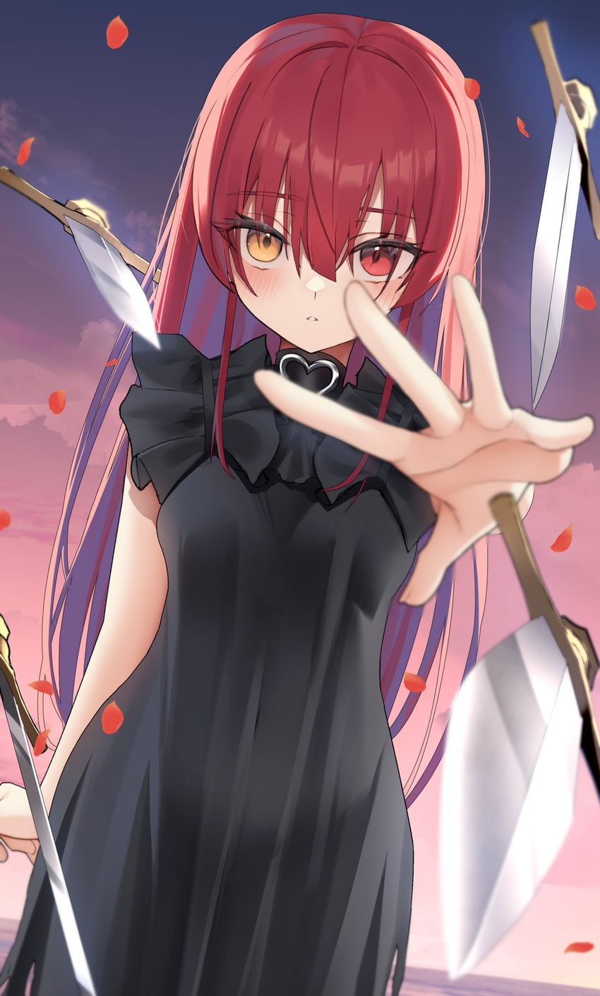 houshou marine (hololive and 1 more) drawn by thomas_8000