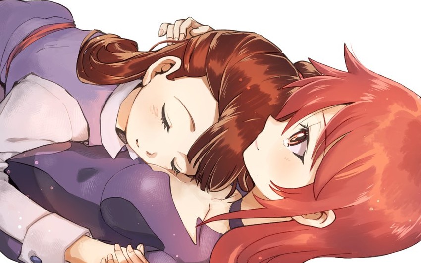 kagari atsuko and shiny chariot (little witch academia) drawn by niina_ryou