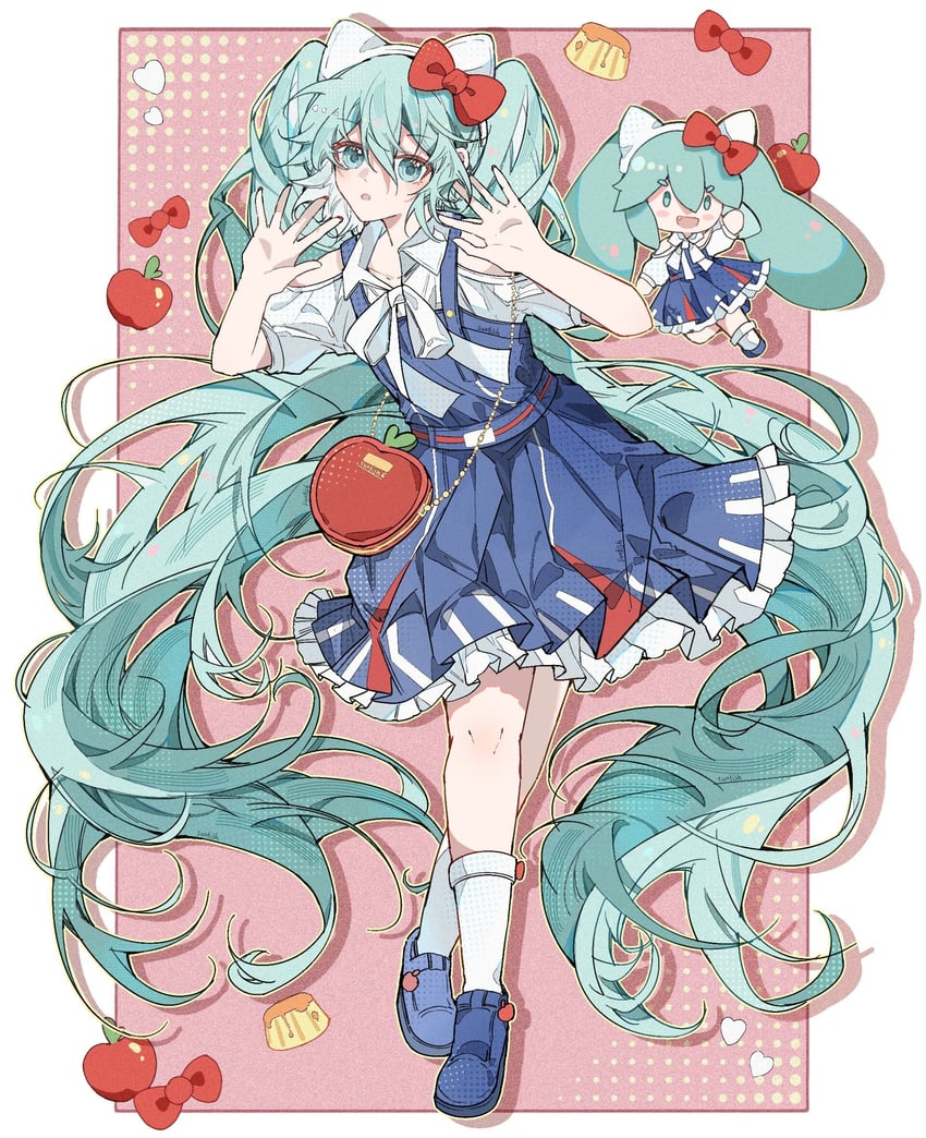 hatsune miku (vocaloid and 1 more) drawn by sunfish3939