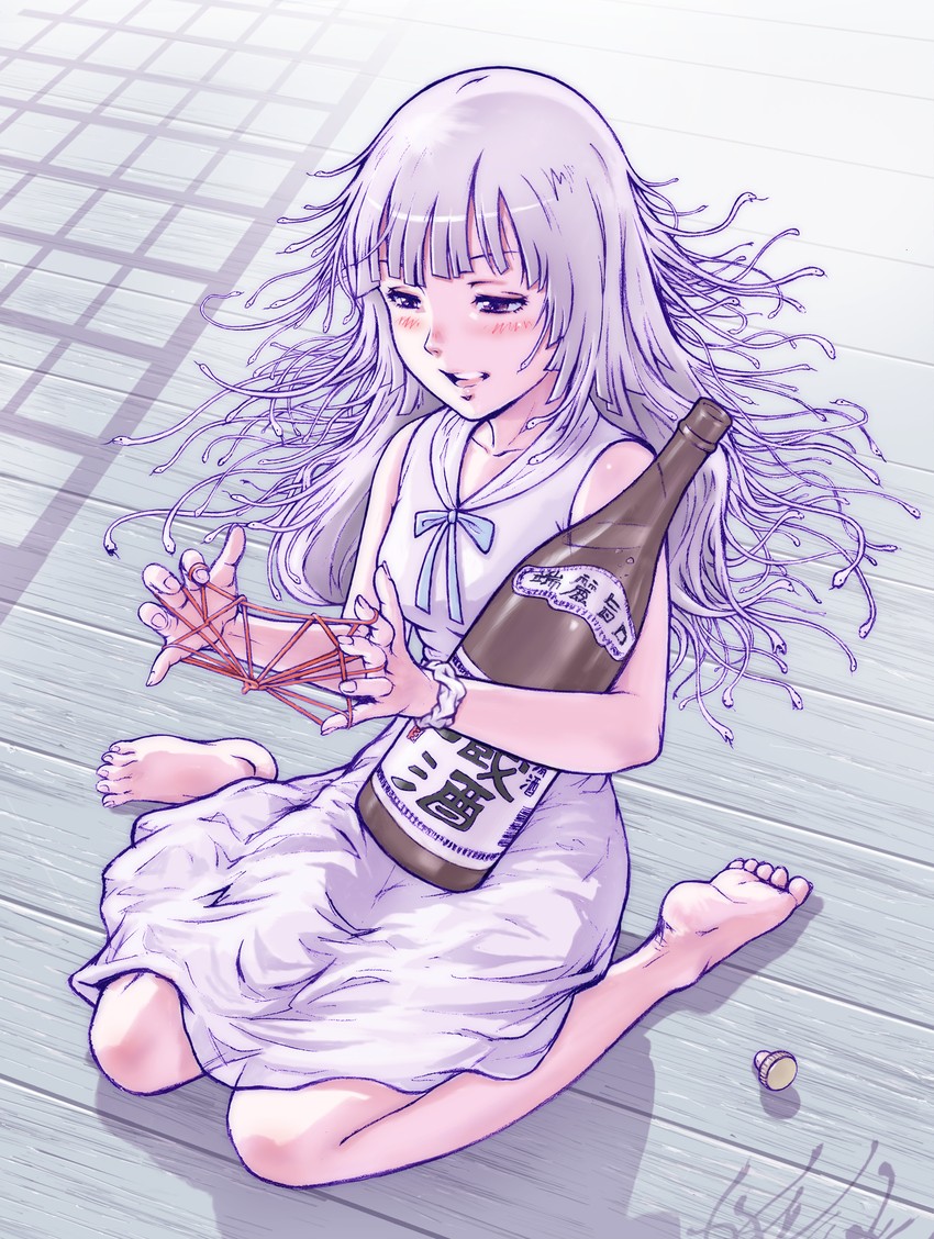 sengoku nadeko (monogatari and 2 more) drawn by yoshikawa_kazunori