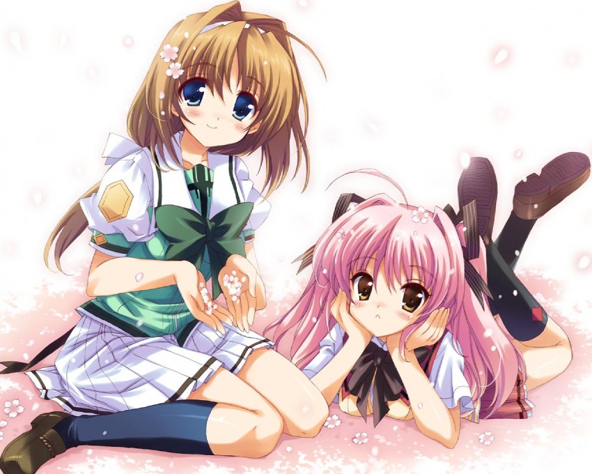 takamori haruka and shihoudou narika (choukou and 1 more) drawn by qp:flapper