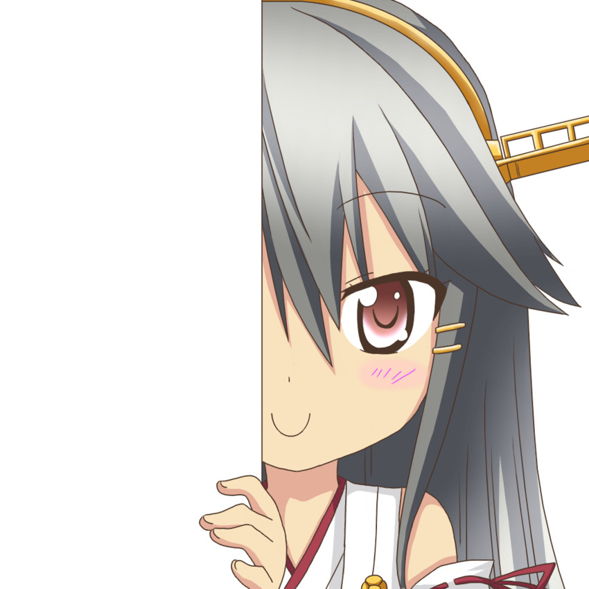 haruna and haruna kai ni (kantai collection) drawn by nagineko