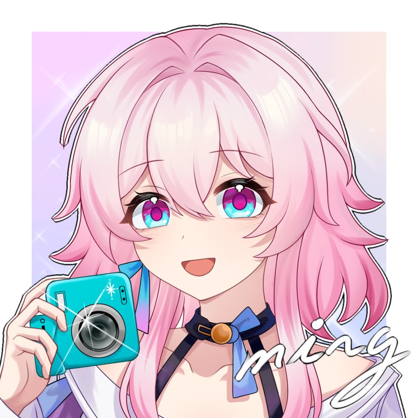 march 7th (honkai and 1 more) drawn by ming_(azhe690757)
