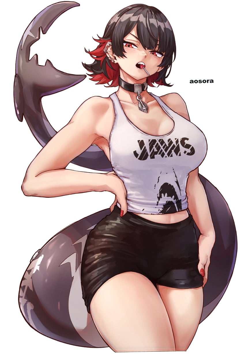 ellen joe (zenless zone zero and 1 more) drawn by aosora2823