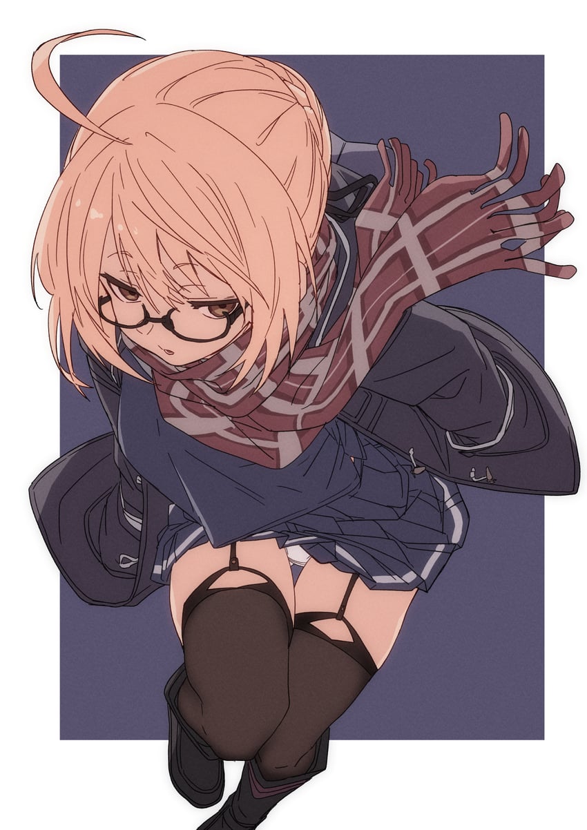 artoria pendragon and mysterious heroine x alter (fate and 1 more) drawn by fu-ta