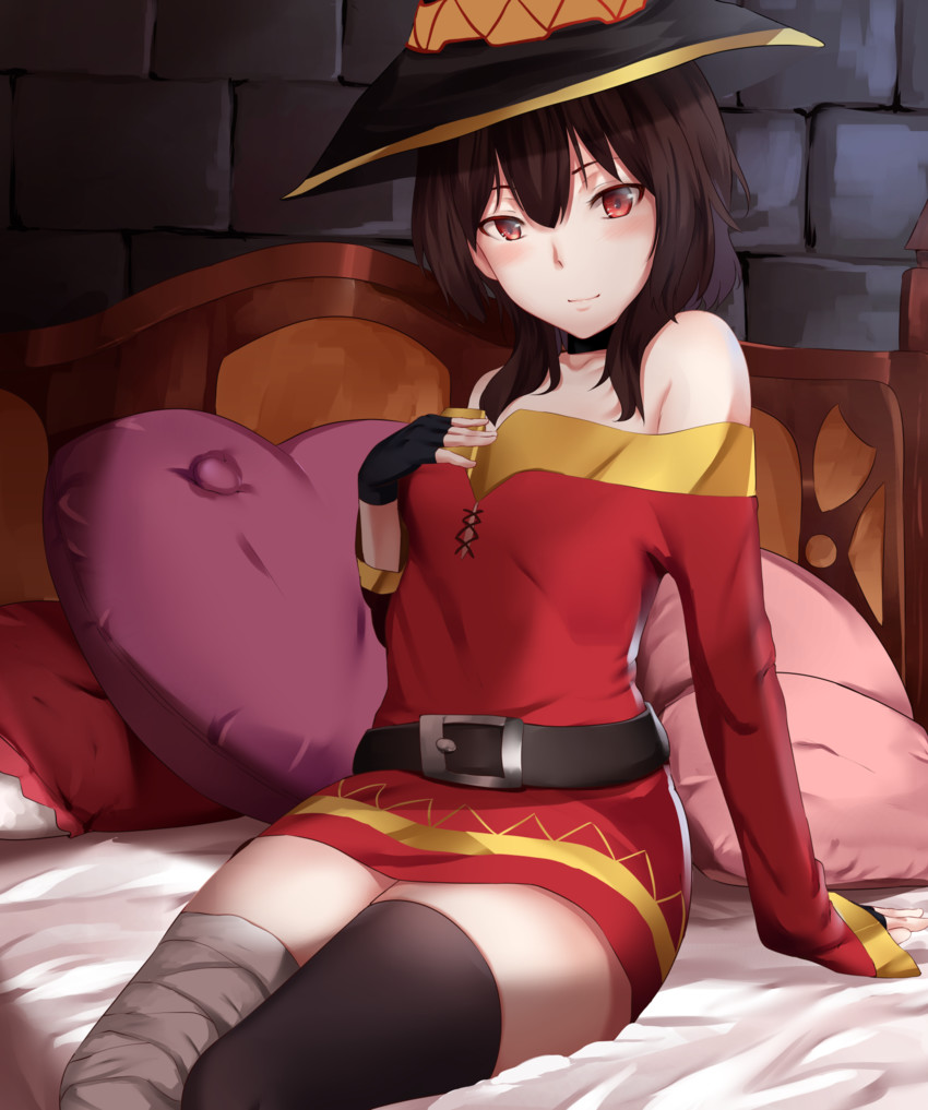 megumin (kono subarashii sekai ni shukufuku wo!) drawn by mengo