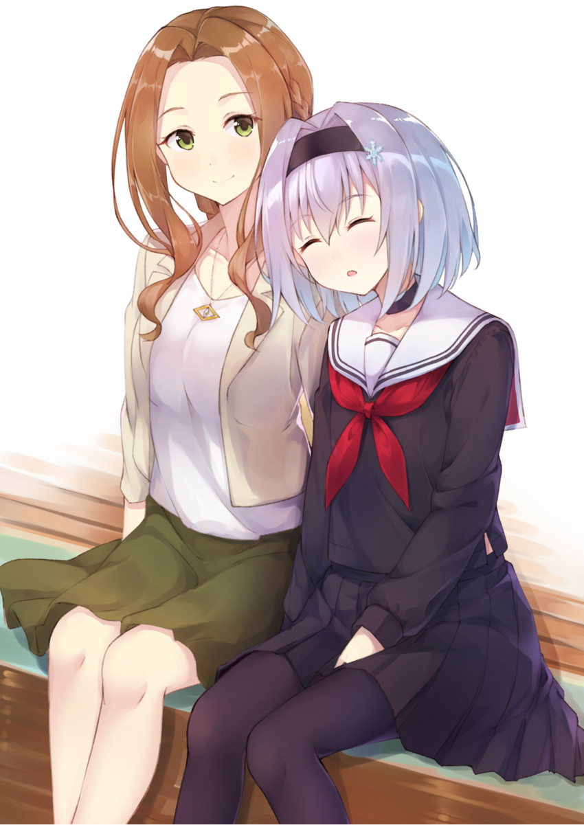 sora ginko and kiyotaki keika (ryuuou no oshigoto!) drawn by .com_(bot_com1)