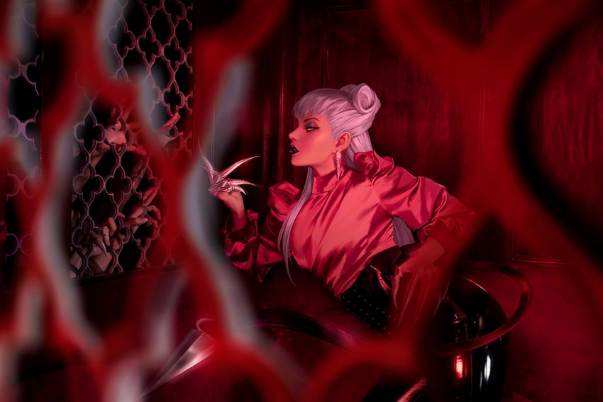 evelynn and k/da all out evelynn (league of legends) drawn by kudos3d