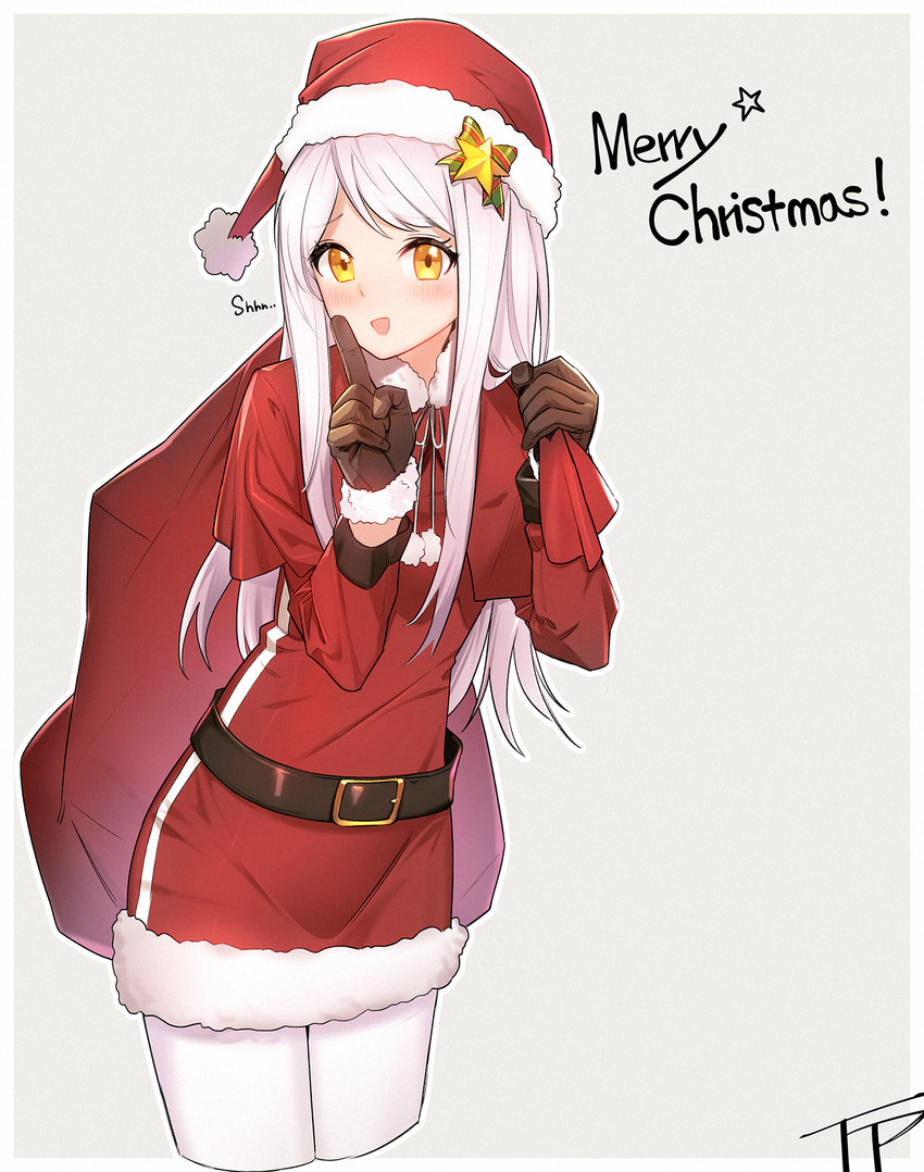 eve santaclaus (idolmaster and 1 more) drawn by fpanda