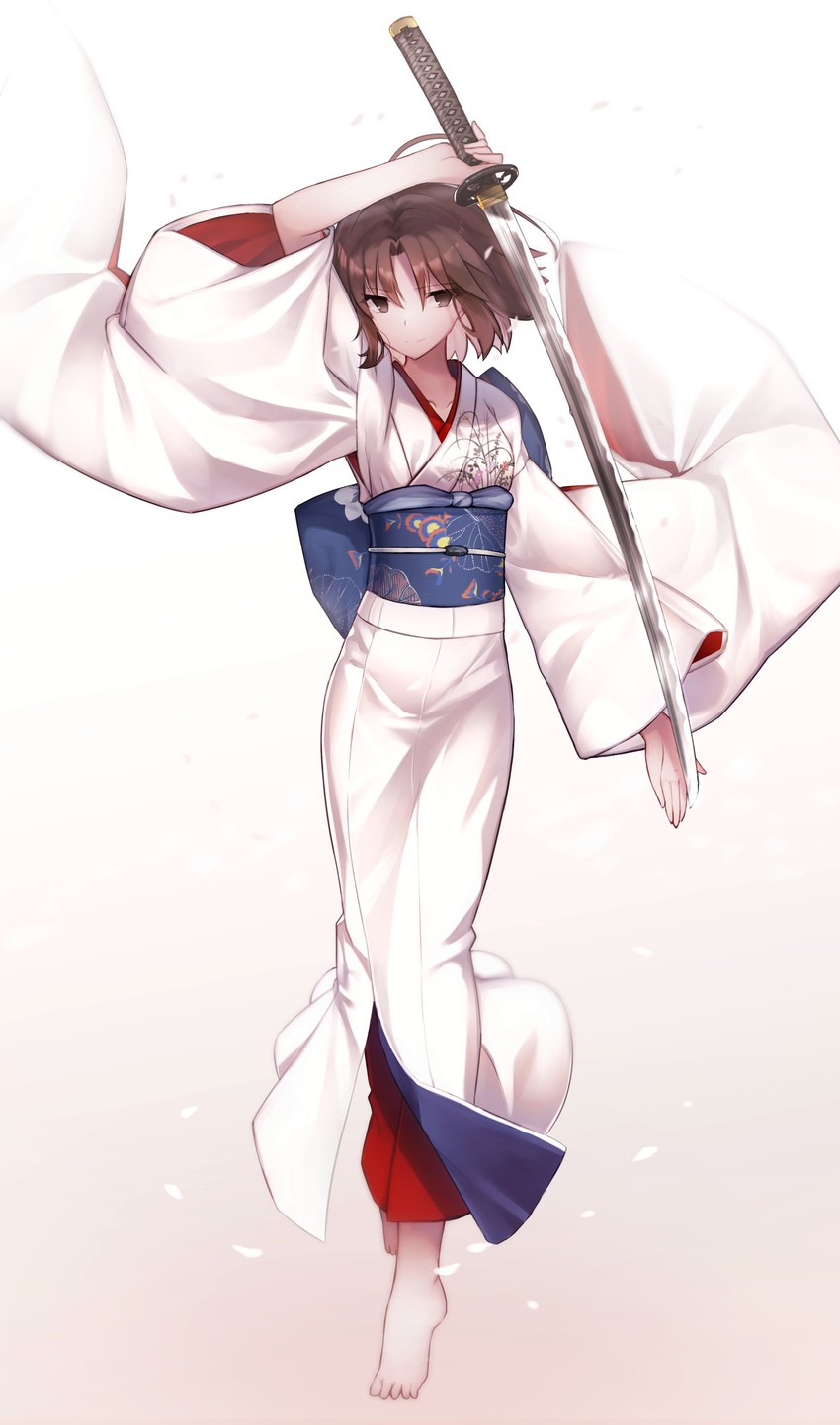 ryougi shiki and void shiki (kara no kyoukai) drawn by okakasushi