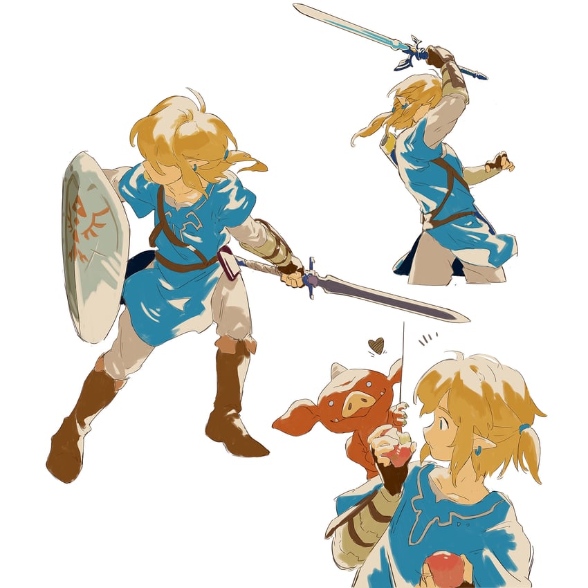 bokoblin (the legend of zelda and 1 more) drawn by ricmoo3