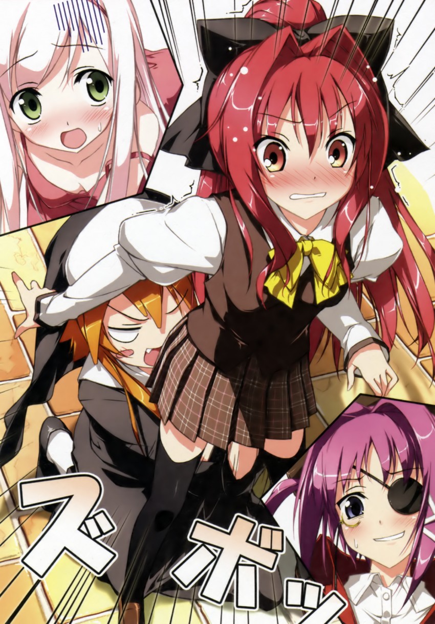 corticarte apa lagranges, kogamura uril, kugiri cornelia, and sasao mazel (shinkyoku soukai polyphonica and 1 more) drawn by kantoku