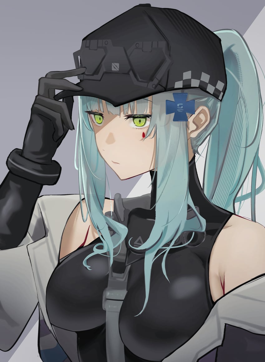 hk416 and klukai (girls' frontline and 1 more) drawn by sei_(bigaa)