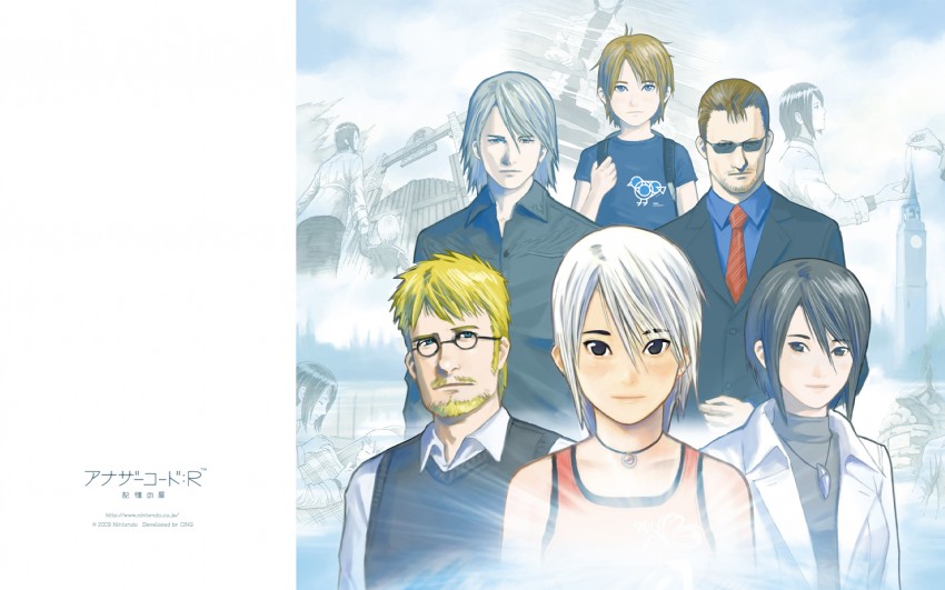 ashley mizuki robbins, sayoko robbins, richard robbins, matthew crusoe, mysterious man, and 1 more (another code and 2 more) drawn by kanasaki_taisuke