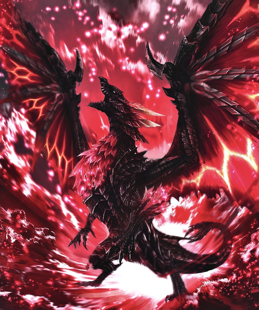 primordial malzeno (monster hunter and 1 more) drawn by nutuki