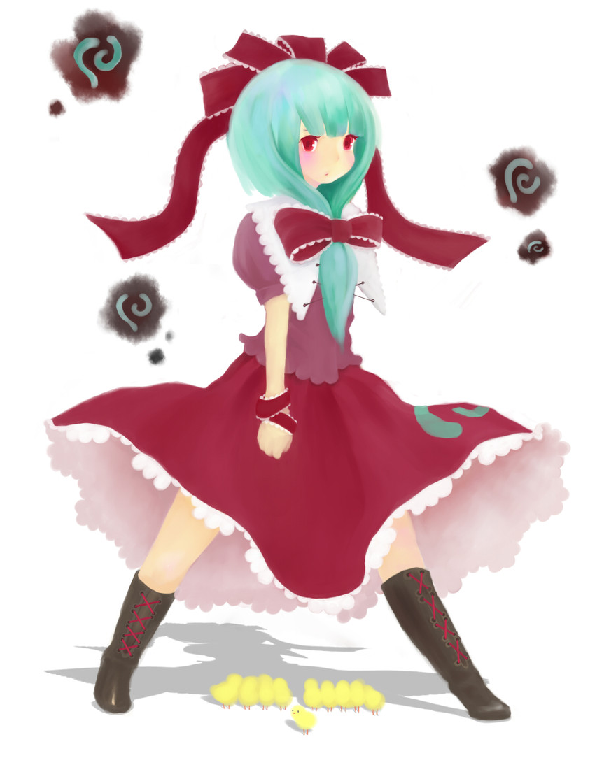 kagiyama hina (touhou) drawn by chikuwabu