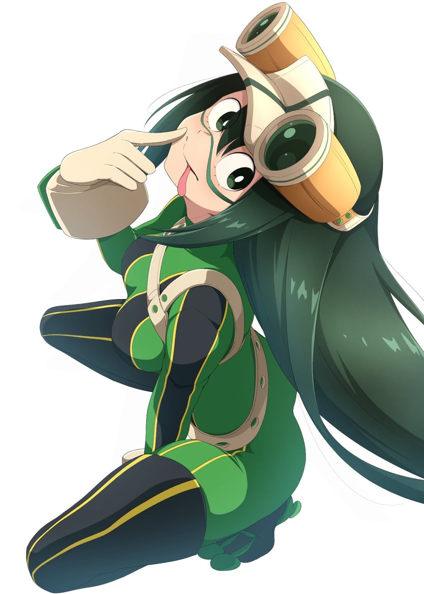 asui tsuyu (boku no hero academia) drawn by nishizuki_shino