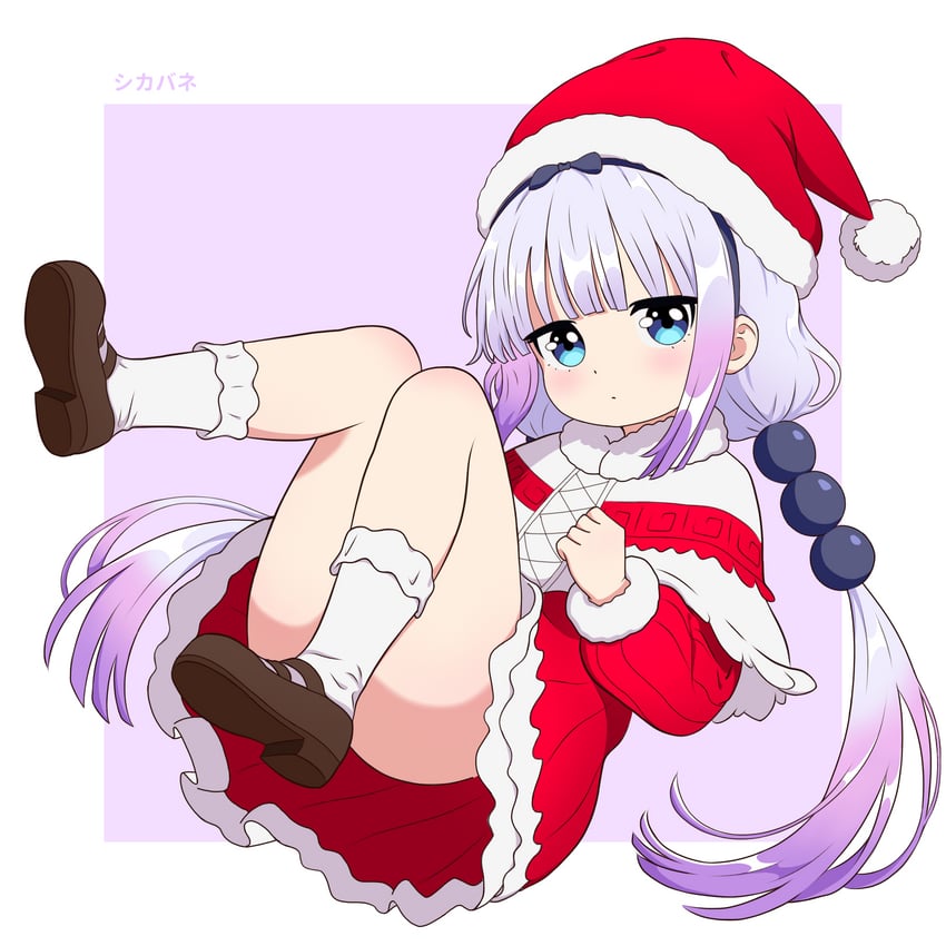 kanna kamui (kobayashi-san chi no maidragon) drawn by shikabane_(sh1kaban3)