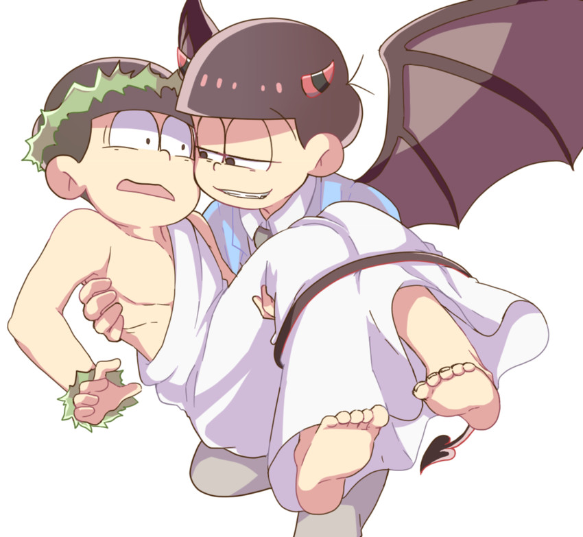 matsuno osomatsu and matsuno choromatsu (osomatsu and 1 more) drawn by koineko_(aph0310)