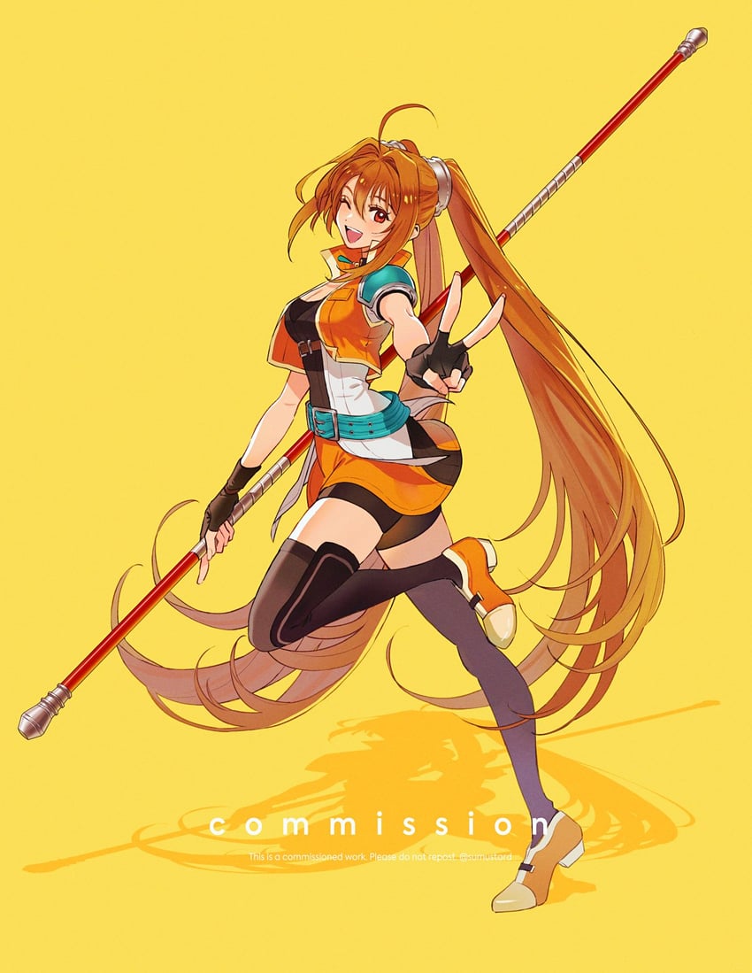 estelle bright (eiyuu densetsu and 3 more) drawn by sumustard