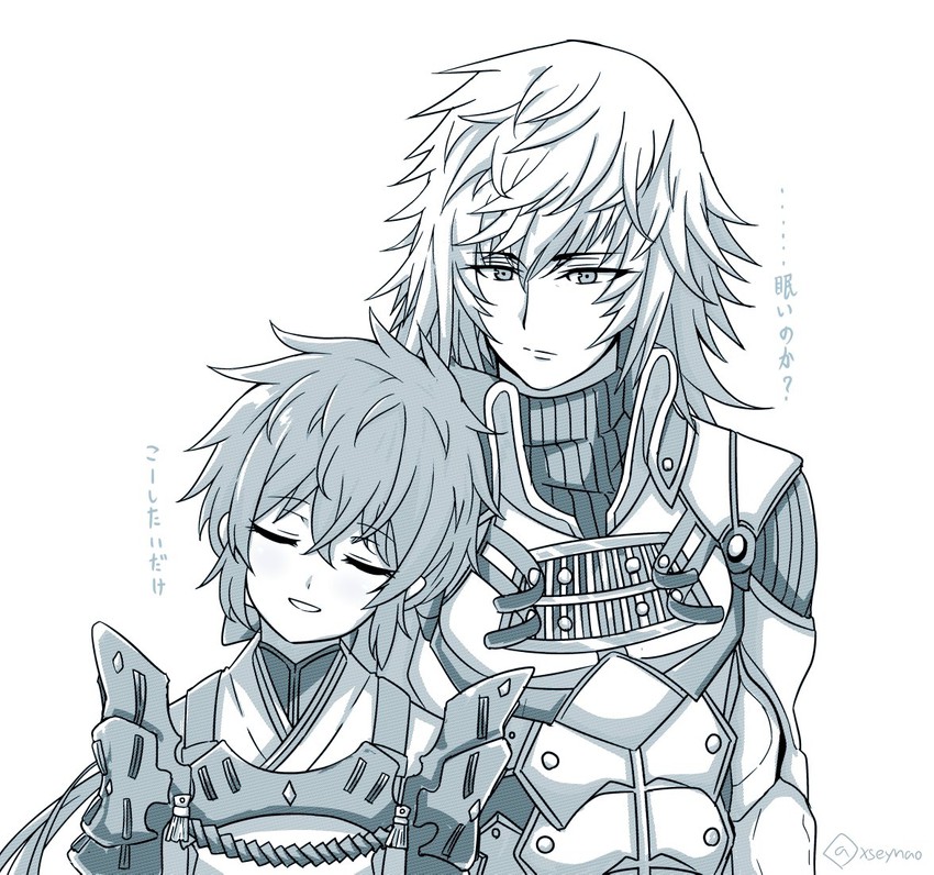 lora and jin (xenoblade chronicles and 2 more) drawn by mochimochi_(xseynao)