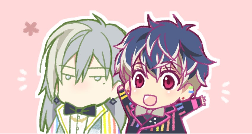 momo and yuki (idolish7) drawn by tanemura_arina