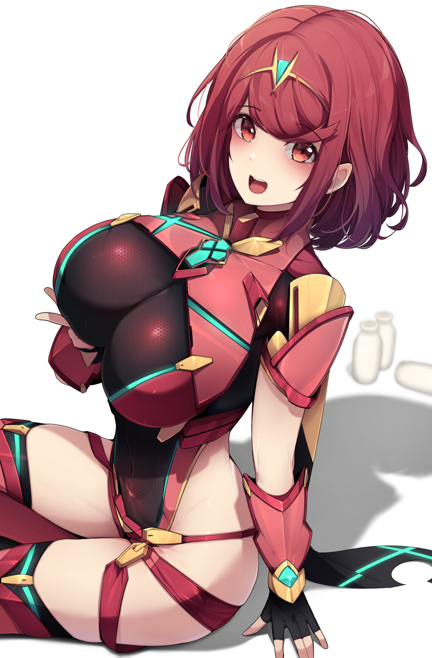 pyra (xenoblade chronicles and 1 more) drawn by ddangbi