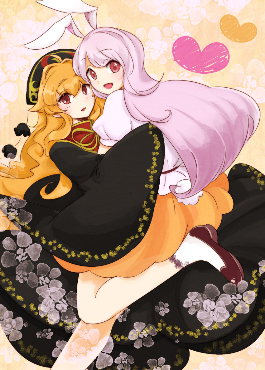 reisen udongein inaba and junko (touhou) drawn by tama_(hiroshige_36)