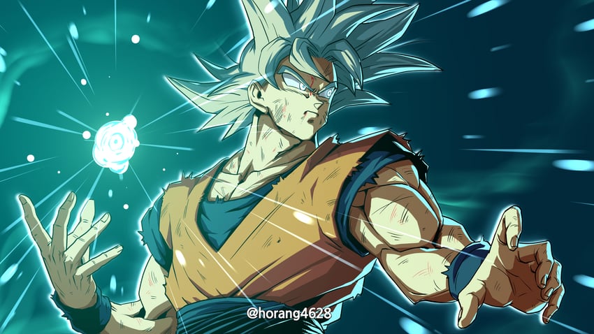 son goku (dragon ball and 1 more) drawn by horang4628