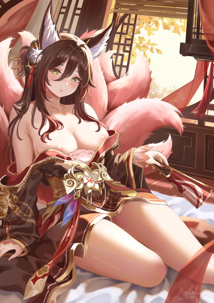 tingyun and fugue (honkai and 1 more) drawn by az_(moyugod)