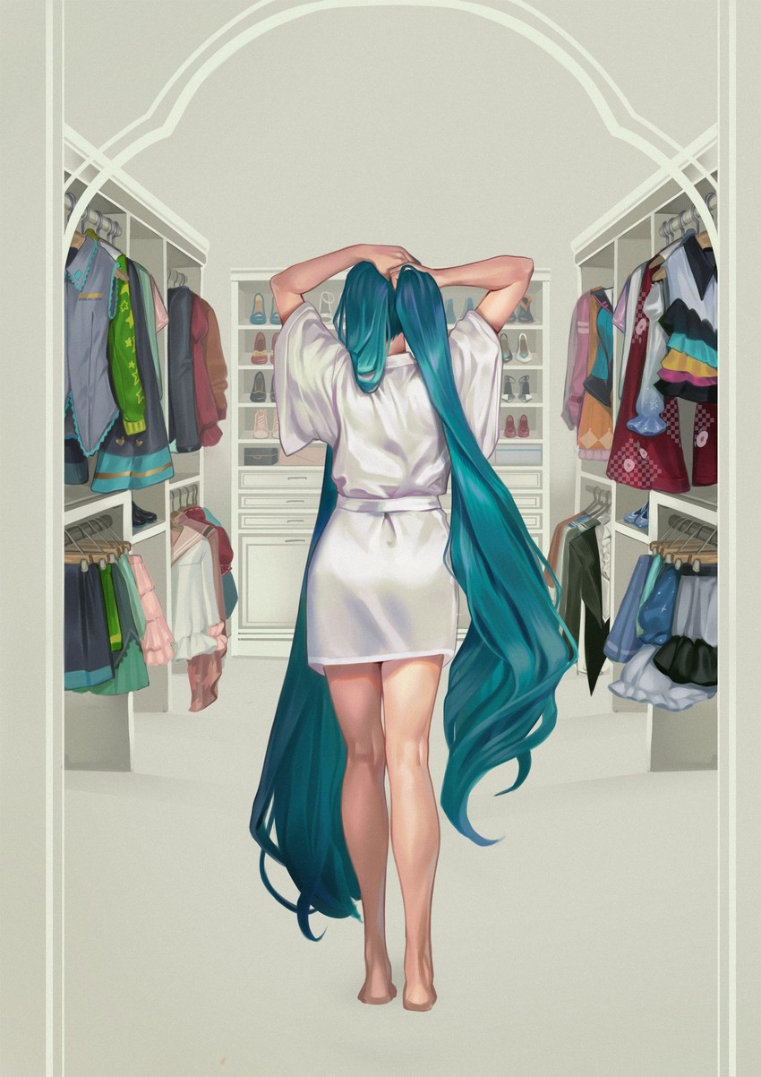 hatsune miku (vocaloid and 10 more) drawn by oskar_vega
