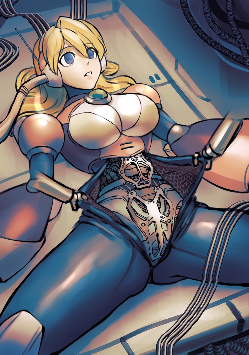 alia (mega man and 1 more) drawn by minster_(dooke)