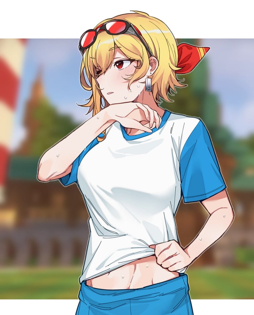 kaela kovalskia (hololive and 1 more) drawn by mitsumine_(ookami_no_oyashiro)