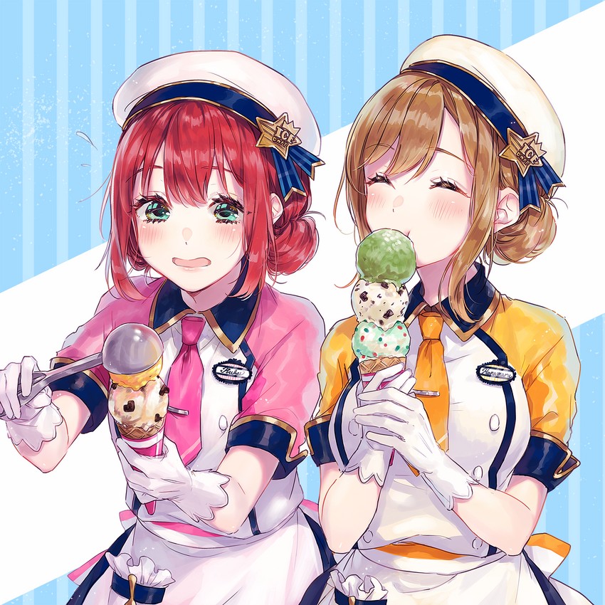 kunikida hanamaru and kurosawa ruby (love live! and 1 more) drawn by sudach_koppe