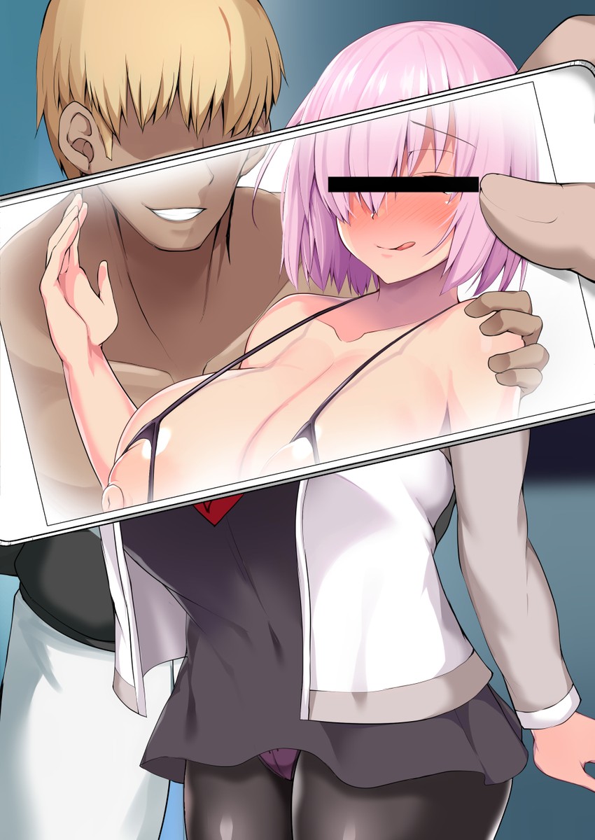 mash kyrielight (fate and 1 more) drawn by akaneman