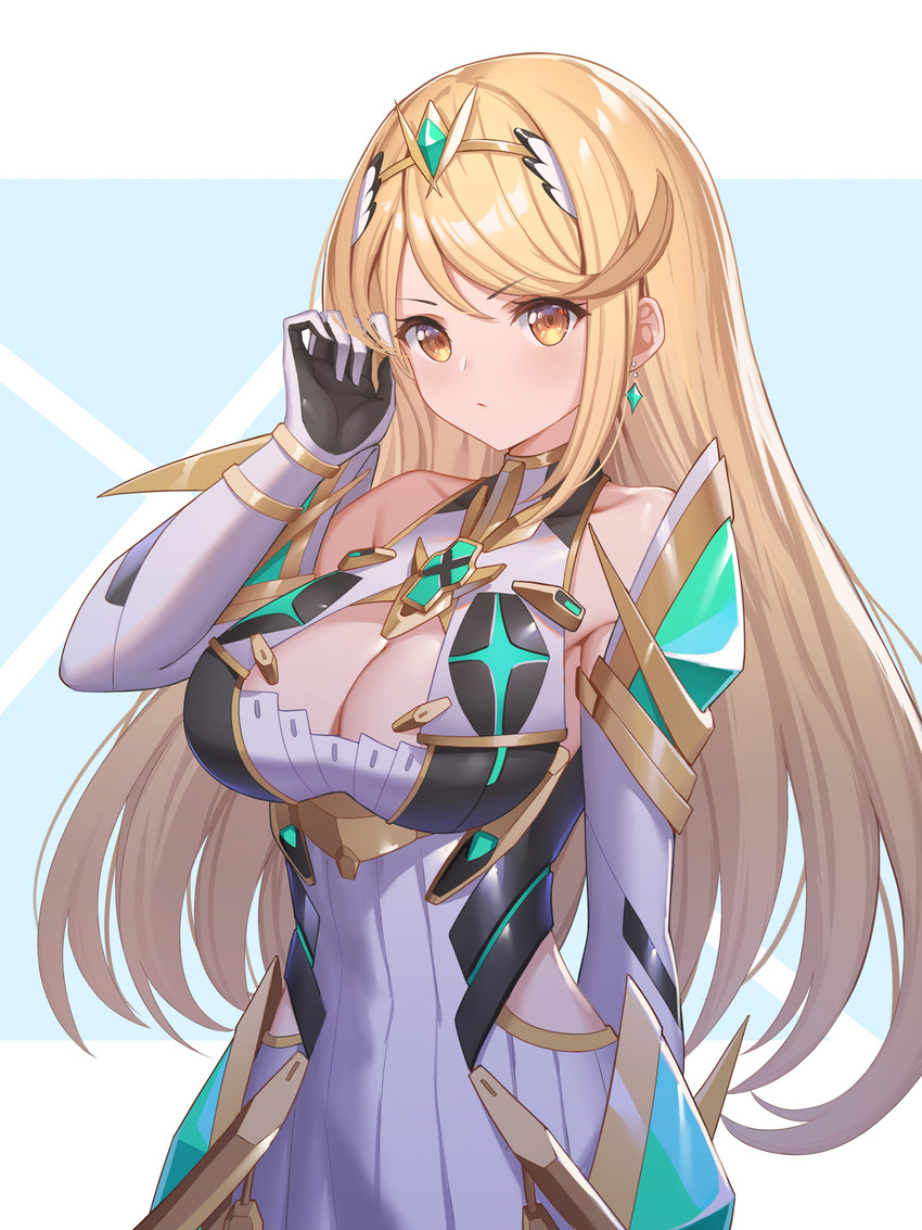 mythra (xenoblade chronicles and 1 more) drawn by roi_(liu_tian)