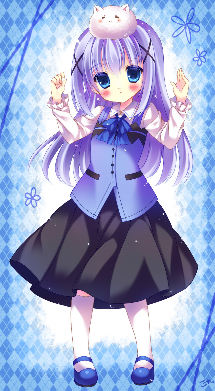 kafuu chino and tippy (gochuumon wa usagi desu ka?) drawn by kouta.
