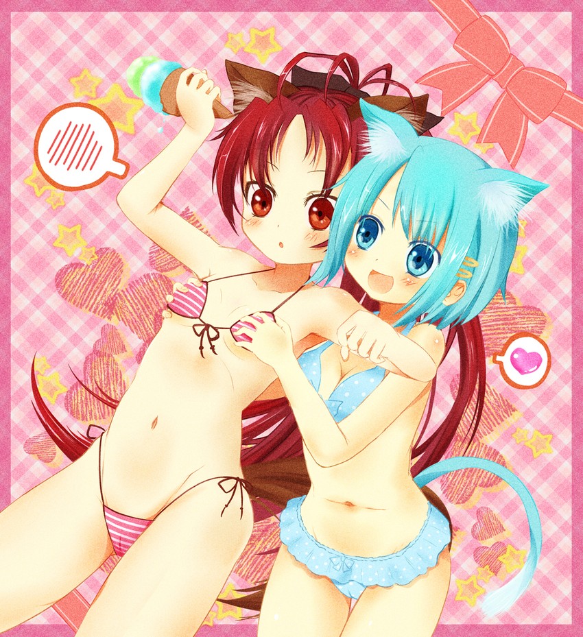 miki sayaka and sakura kyoko (mahou shoujo madoka magica) drawn by awayuki_tobari