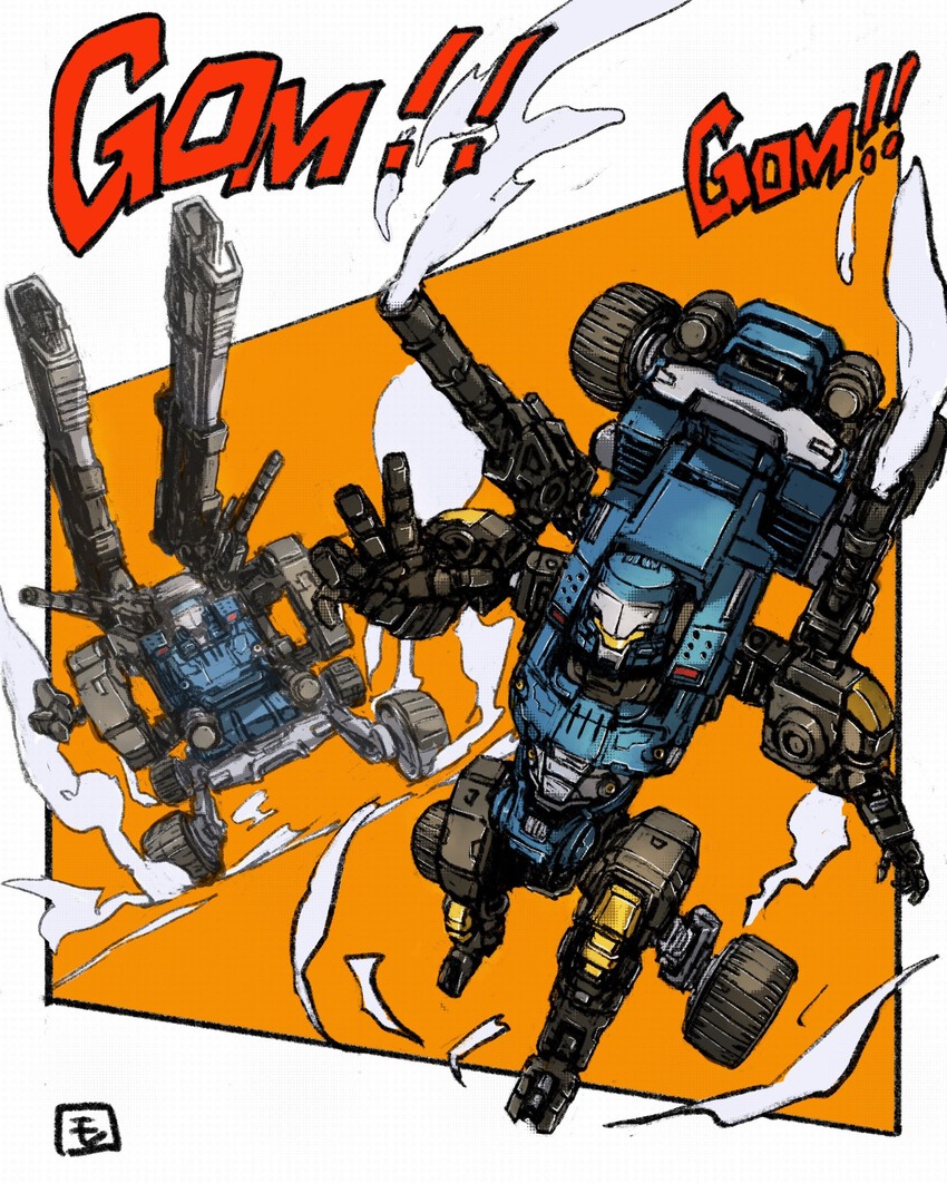 da-55 verse rider no. 2 (diaclone) drawn by moyan